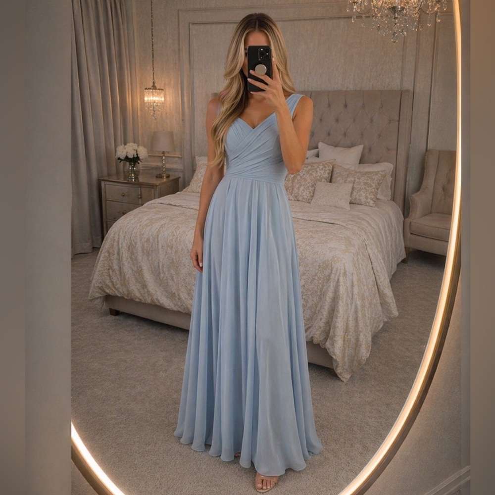 Blue maxi dress